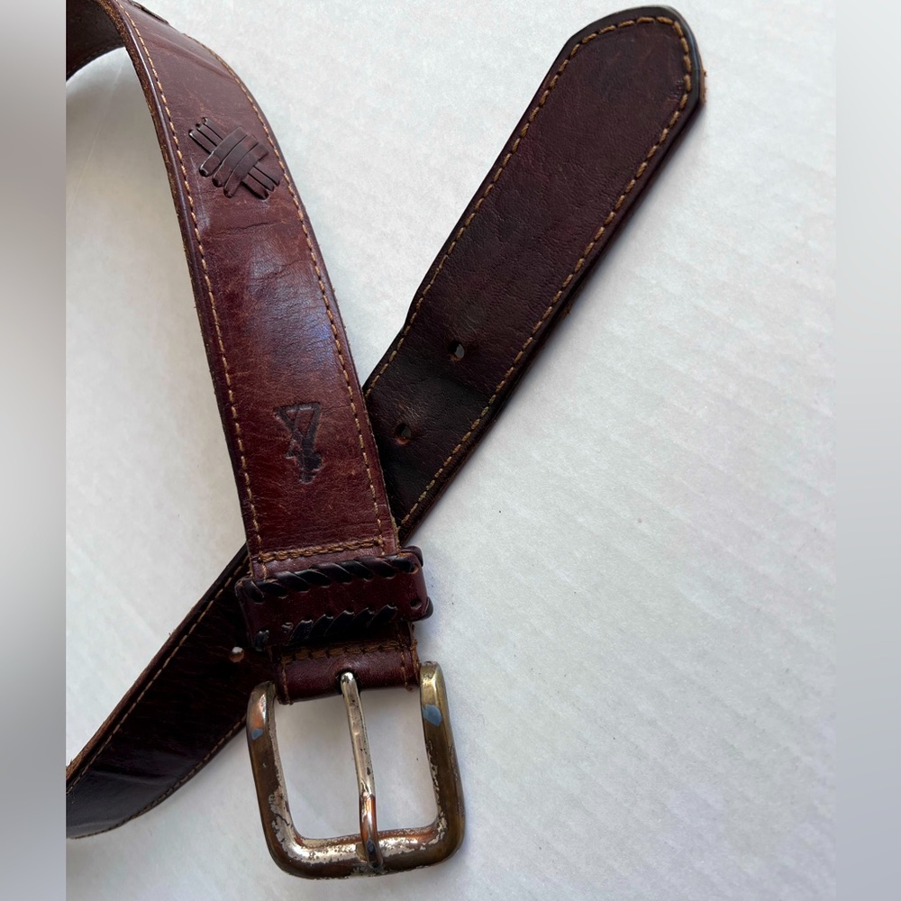 Royal Robbins brown leather belt, S/M